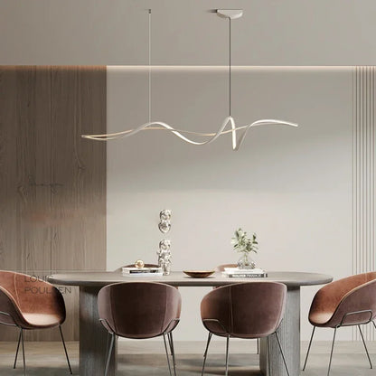 Nordic Minimalist Led Pendant Lights for Table Office Dining Room Decor Designer Ceiling Chandeliers Lighting Luster Fixture